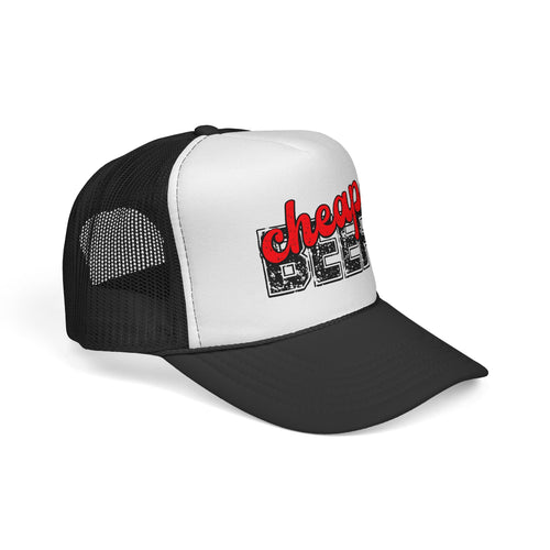 Trucker Hat - "Cheap Beer" Retro Mesh Cap